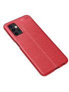 RMPACK Samsung Galaxy A32 5G Szilikon Tok Bőrmintázattal TPU Prémium Piros