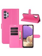 RMPACK Samsung Galaxy A32 5G Notesz Tok Business Series Kitámasztható Bankkártyatartóval Pink