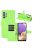 RMPACK Samsung Galaxy A32 5G Notesz Tok Business Series Kitámasztható Bankkártyatartóval Zöld