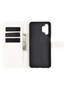 RMPACK Samsung Galaxy A32 5G Notesz Tok Business Series Kitámasztható Bankkártyatartóval Fehér