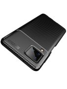 RMPACK Samsung Galaxy A12 Tok Szilikon TPU NEW Carbon Fiber - Karbon Minta Fekete