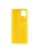 RMPACK Samsung Galaxy A12 Mintás Szilikon Tok TPU Csúszásmentes Candy Series Sárga