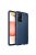 RMPACK Samsung Galaxy A52 5G Szilikon Tok Bőrmintázattal TPU Prémium Sötétkék