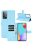 RMPACK Samsung Galaxy A52 5G Notesz Tok Business Series Kitámasztható Bankkártyatartóval Világoskék