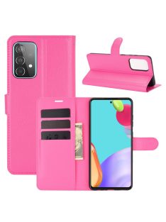   RMPACK Samsung Galaxy A52 5G Notesz Tok Business Series Kitámasztható Bankkártyatartóval Pink