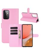 RMPACK Samsung Galaxy A72 5G Notesz Tok Business Series Kitámasztható Bankkártyatartóval Rózsaszín