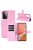 RMPACK Samsung Galaxy A72 5G Notesz Tok Business Series Kitámasztható Bankkártyatartóval Rózsaszín