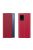 RMPACK Samsung Galaxy A72 5G Notesz Tok Prémium View Window Ablakos Piros