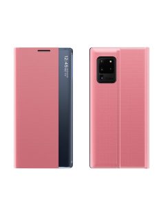   RMPACK Samsung Galaxy A72 5G Notesz Tok Prémium View Window Ablakos Rózsaszín