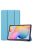 RMPACK Samsung Galaxy TAB S6 Lite 10.4 Tok Notesz Kitámasztható Tri-fold Series Világoskék