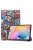 RMPACK Samsung Galaxy TAB S6 Lite 10.4 Notesz Tok Kitámasztható Mintás Colorful Series A02