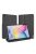 RMPACK Samsung Galaxy TAB S6 Lite 10.4 Notesz Tok DUX DUCIS DOMO Series Kitámasztható Aktív Flip Tri-Fold Fekete