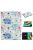 RMPACK Samsung Galaxy TAB S6 Lite 10.4 Mintás Tok Smart WakeUP Funkcióval Colorful B04