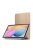 RMPACK Samsung Galaxy TAB S6 Lite 10.4 Notesz Tok ENAKY Silk Series SMART Funkcióval - Extra Slim Arany
