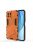 RMPACK Xiaomi Mi 11 Lite 4G/5G Tok Ütésállókivitel Kitámasztható PC + TPU 2in1 Anti-Drop Series Kameralencse védelemmel Narancssárga