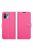 RMPACK Xiaomi Mi 11 Lite 4G/5G Notesz Tok Business Series V2 Kitámasztható Bankkártyatartóval Pink