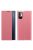 RMPACK Xiaomi Redmi Note 10 5G / Poco M3 Pro Notesz Tok Prémium View Window Ablakos Rózsaszín