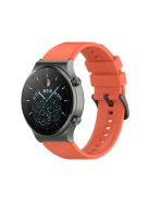 RMPACK Huawei Watch 3 / Watch 3 Pro Pótszíj Szilikon Óraszíj 22mm Narancssárga