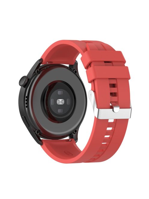 RMPACK Huawei Watch 3 Pro / Watch 3 Óraszíj Pótszíj Sport Style Szilikon Szíj 22mm Piros