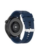 RMPACK Huawei Watch 3 Pro / Watch 3 Óraszíj Pótszíj Sport Style Szilikon Szíj 22mm Sötétkék