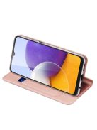 RMPACK Samsung Galaxy A22 5G Tok Dux Ducis Skin Pro Series Notesz Kártyatartóval Premium Rózsaszín