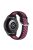 RMPACK Samsung Galaxy Watch4 Classic 46mm, 44mm Óraszíj Szilikon Pótszíj Sport Hollow Style Fekete/Pink