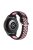 RMPACK Samsung Galaxy Watch4 Classic 46mm, 44mm Óraszíj Szilikon Pótszíj Sport Hollow Style Fekete/Rózsaszín