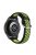 RMPACK Samsung Galaxy Watch4 40mm,42mm Óraszíj Szilikon Pótszíj Sport Hollow Style Fekete/Zöld