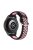 RMPACK Samsung Galaxy Watch4 40mm,42mm Óraszíj Szilikon Pótszíj Sport Hollow Style Fekete/Rózsaszín