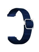 RMPACK Samsung Galaxy Watch4 42mm Pótszíj Óraszíj Szövet Szíj Nylon Rhombus Style Kék