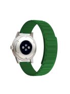 RMPACK Samsung Galaxy Watch4 Classic 46mm 42mm / 44mm 40mm Mágneses Szíj Pótszíj Szilikon Óraszíj Zöld