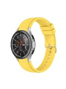 RMPACK Samsung Galaxy Watch4 40mm 42mm / Watch4 Classic 44mm Classic 46mm Óraszíj Szilikon Pótszíj TrendyStyle Sárga