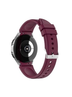   RMPACK Samsung Galaxy Watch4 40mm 42mm / Watch4 Classic 44mm Classic 46mm Óraszíj Szilikon Pótszíj TrendyStyle Bordó