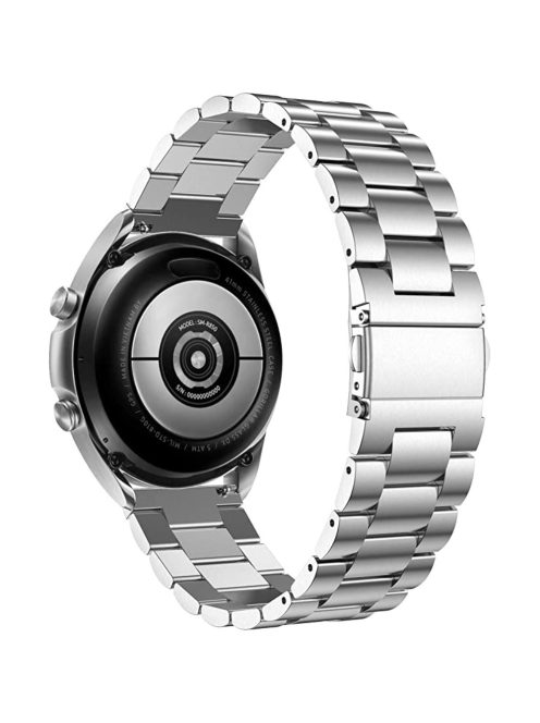 RMPACK Samsung Galaxy Watch4 40mm 42mm / Watch4 Classic 44mm Classic 46mm Fémszíj Pótszíj Óraszíj Ezüst