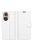 RMPACK Honor 50 / Huawei Nova 9 Notesz Tok Business Series Kitámasztható Bankkártyatartóval Fehér