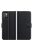 RMPACK Xiaomi Redmi 10 Notesz Tok Business Series Kitámasztható Bankkártyatartóval Fekete