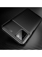 RMPACK Samsung Galaxy A03s Szilikon TPU NEW Carbon Fiber - Karbon Minta Fekete