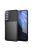 RMPACK Samsung Galaxy S21 FE Szilikon Tok Twill Ütésálló Thunder Series Kivitel Fekete