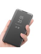 RMPACK Samsung Galaxy S21 FE Notesz Tok Mirror View Fekete
