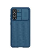RMPACK Samsung Galaxy S21 FE Nillkin Tok CamShield Kameravédővel Ütésállókivitel Kék