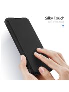 RMPACK Samsung Galaxy S21 FE Flip Notesz Tok DUX DUCIS Skin X Mágneses Kitámasztható Bankkártyatartóval Fekete
