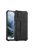 RMPACK Samsung Galaxy S21 FE Tok Ütésállókivitel Kártyatartóval Kézpánt Funkcióval Fekete