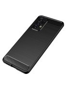 RMPACK Samsung Galaxy A53 5G Szilikon Tok Ütésállókivitel Karbon Mintázattal Fekete