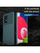 RMPACK Samsung Galaxy A53 5G Szilikon Tok Twill Ütésálló Thunder Series Kivitel Zöld