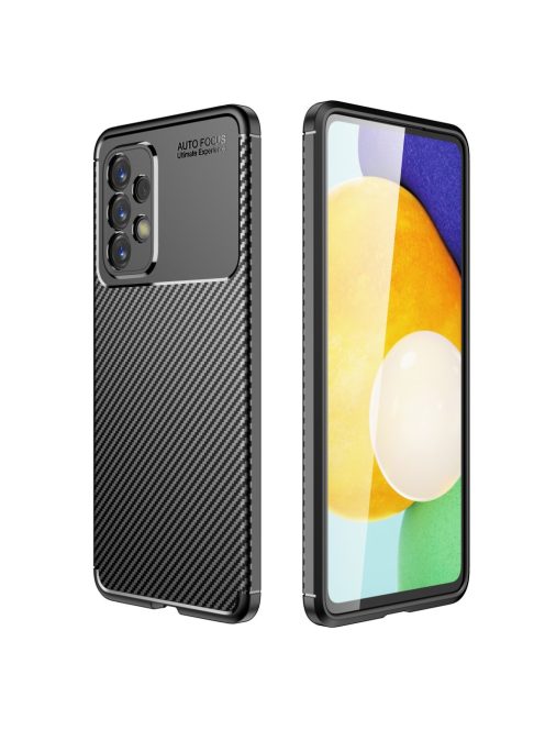 RMPACK Samsung Galaxy A53 5G Tok Szilikon TPU NEW Carbon Fiber - Karbon Minta Fekete