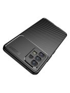 RMPACK Samsung Galaxy A53 5G Tok Szilikon TPU NEW Carbon Fiber - Karbon Minta Fekete