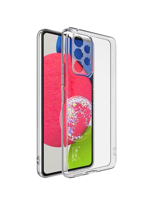RMPACK Samsung Galaxy A53 5G Tok Szilikon TPU IMAK UX-5 Shock Lencsevédővel Flexible Áttetsző