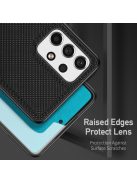 RMPACK Samsung Galaxy A53 5G Prémium Szilikon Tok 2in1 DUX DUCIS Textil Mintázattal Fekete