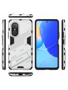 RMPACK Huawei Nova 9 SE Tok Ütésállókivitel Kitámasztható PC + TPU 2in1 Anti-Drop Series Kameralencse védelemmel Fehér