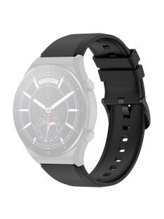   RMPACK Xiaomi Watch S1 / Watch S1 Active Óraszíj Pótszíj Szilikon Szíj Nature Type Fekete